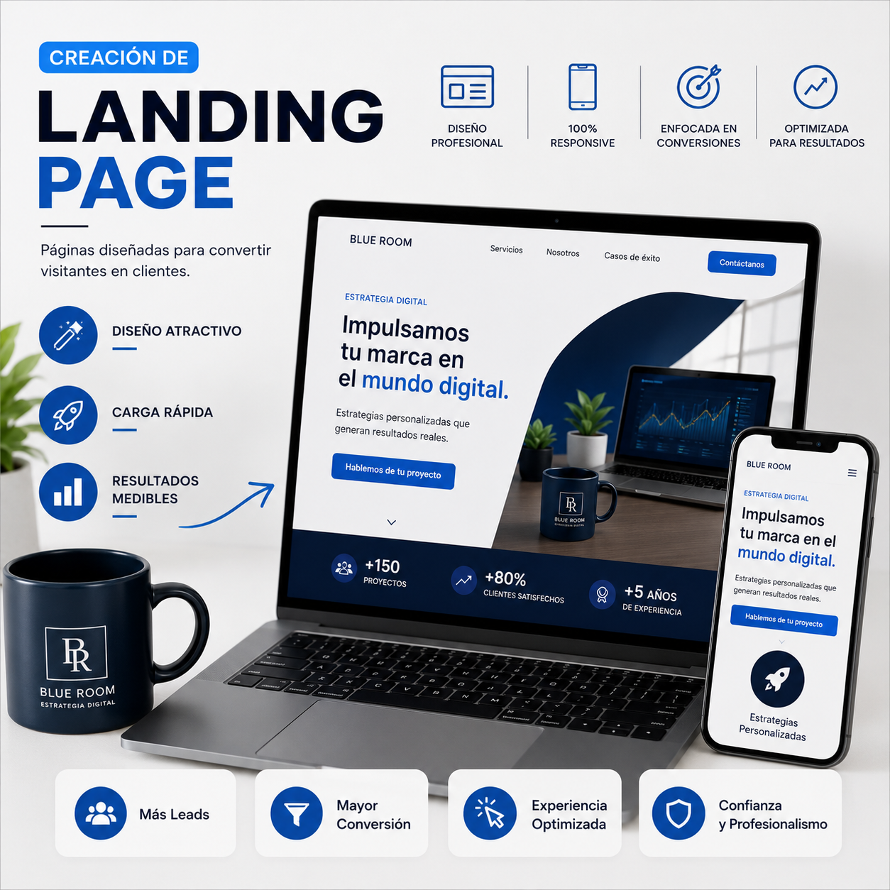 Creación de landing page